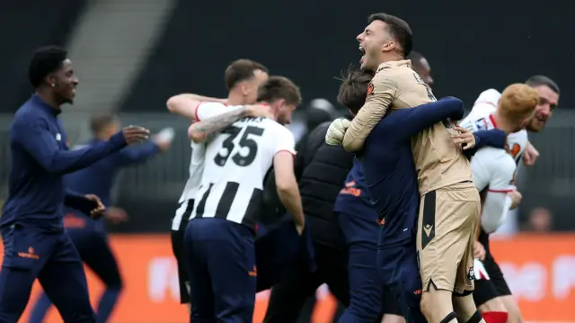 Grimsby celebrate