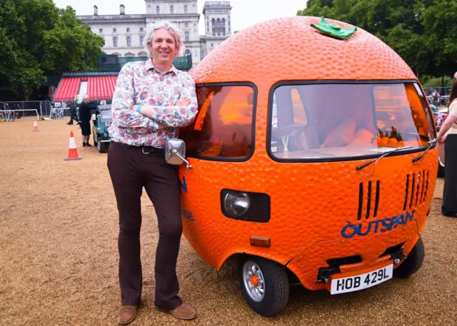 Edd China’s Outspan Orange car