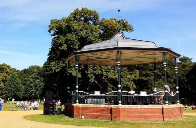 Boultham Park bandstand