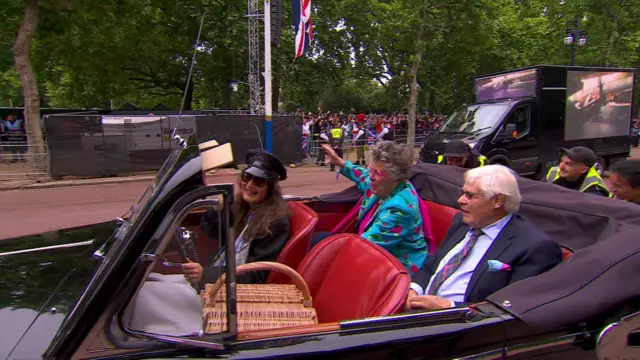 Prue Leith and friends