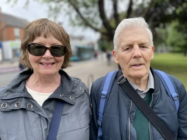 Brenda Stephens, 69 and Melvyn Mullins, 77, in West Bridgford