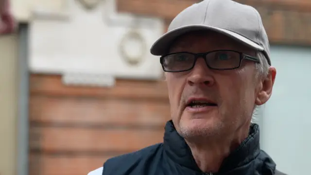 Paul Benham speaks to the BBC in Winchester