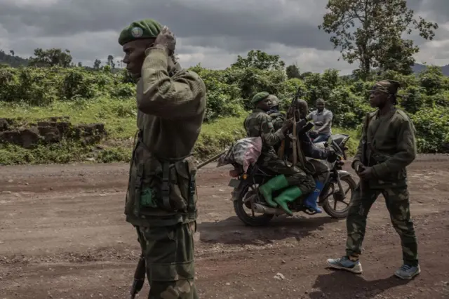 Congolese soldiers