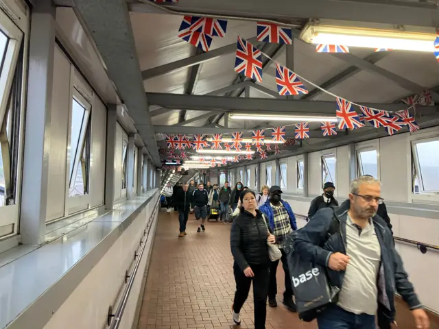 Commuters at Warterloo