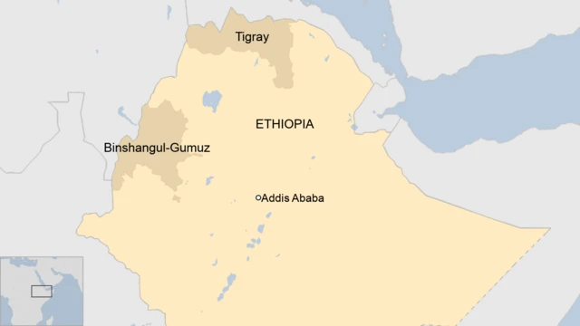 Map of Ethiopia