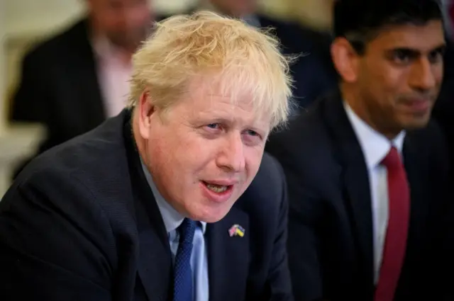 Boris Johnson at cabinet  on 7 June 2022