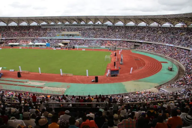 The Benjamin Mkapa Stadium in Dar es Salaam