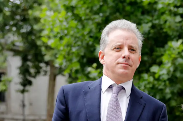 Former MI6 spy Christopher Steele is pictured in London