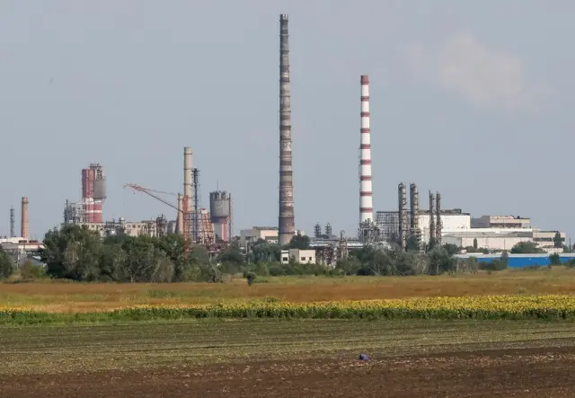 General view of the Azot chemicals factory