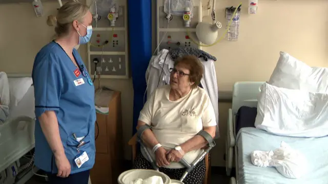 patient with nurse