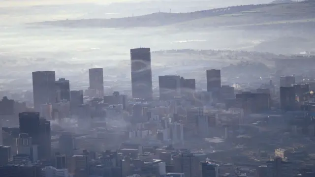 Smog over Johannesburg