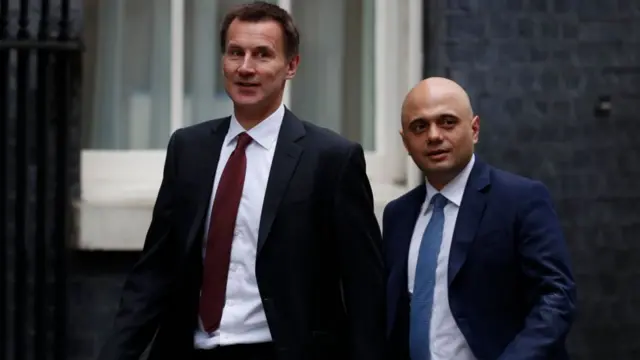 Jeremy Hunt and Sajid Javid