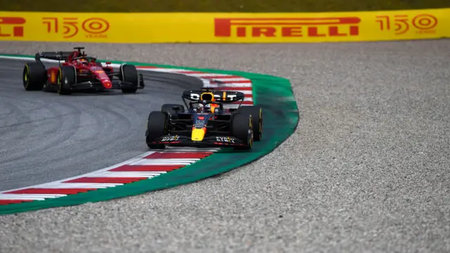 Max Verstappen and Charles Leclerc