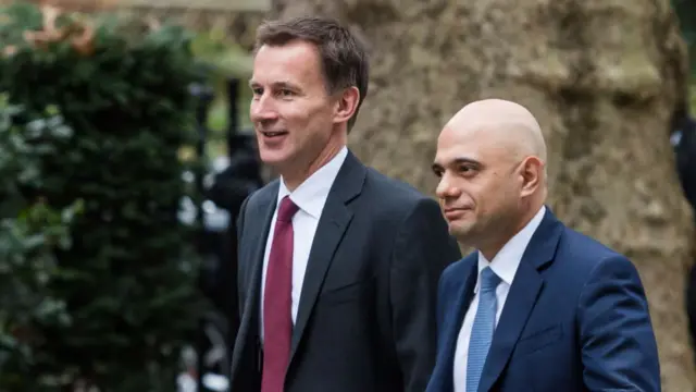 Jeremy Hunt and Sajid Javid