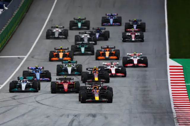 Austrian Grand Prix start