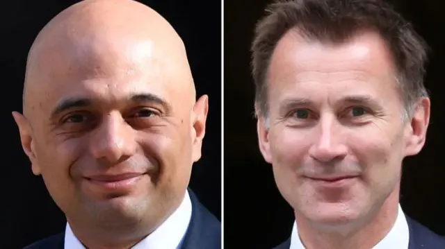 Sajid Javid and Jeremy Hunt