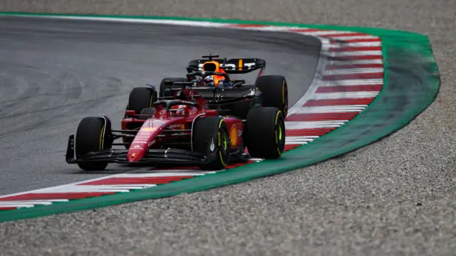 Charles Leclerc and Max Verstappen