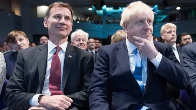 Jeremy Hunt and Boris Johnson