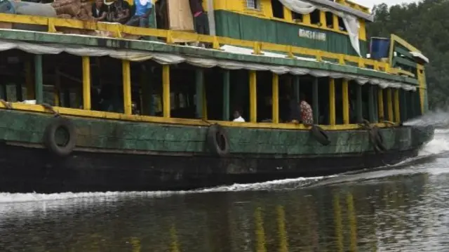 A boat in Nigeria