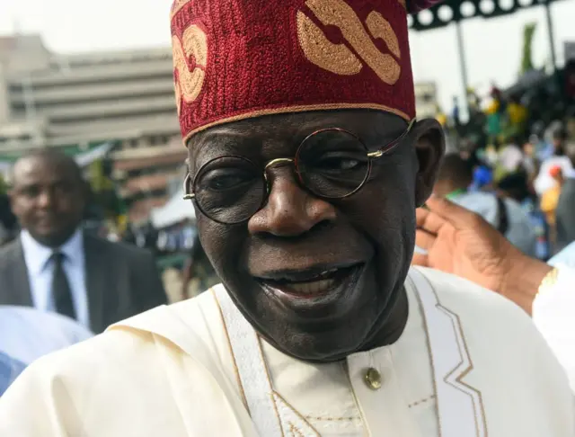 Bola Tinubu of the ruling All Progressives Congress (APC) party