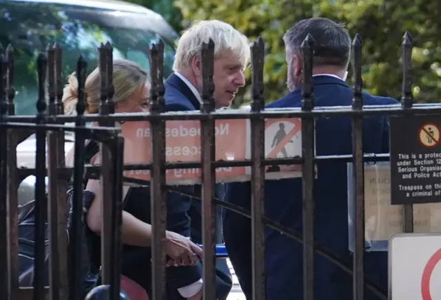 Boris Johnson leaves Downing Street on Monday 11 July