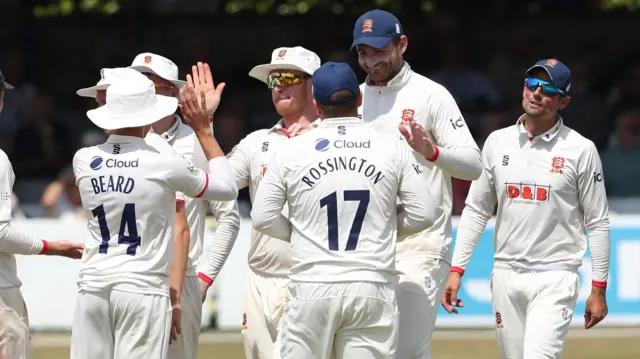 Essex celebrate at Chelmsford