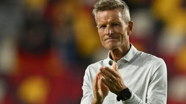 Denmark's head coach Lars Sondergaard
