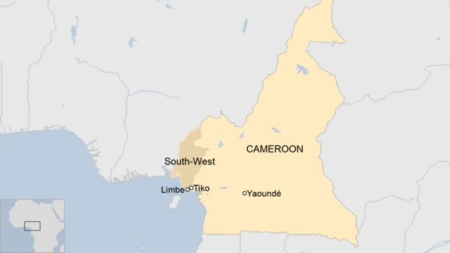 Map of Cameroon