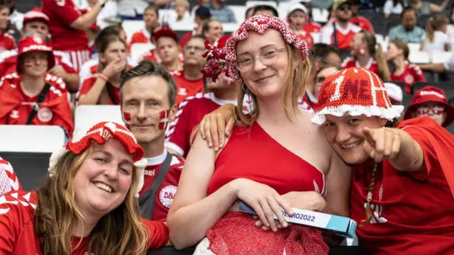 Denmark fans