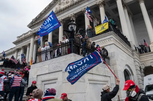 Rioters at the Capitol