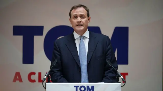 Tom Tugendhat at his campaign launch