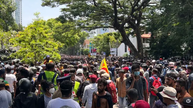 Protests in Sri Lanka