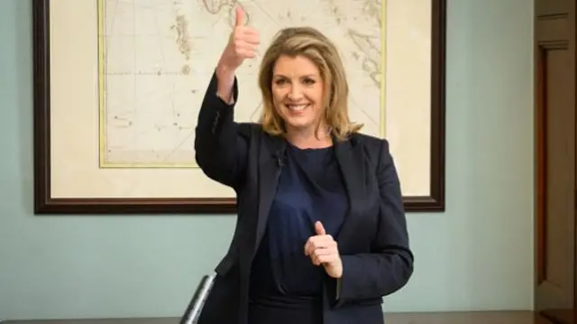 Penny Mordaunt at her leadership launch