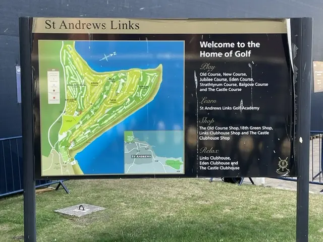 St Andrews map