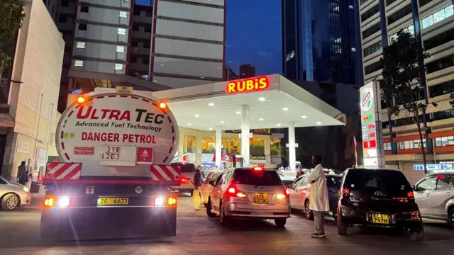 Kenyan petrol station