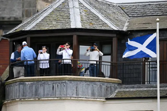 Spectators at St Andrews