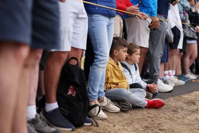 Spectators at St Andrews