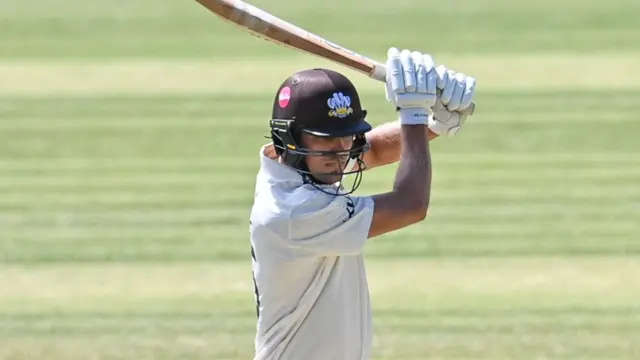 Aaron Hardie hit the winning runs for Surrey