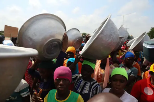 Protest in Accra