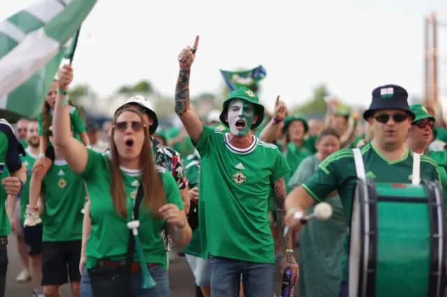 Norhern Ireland fans