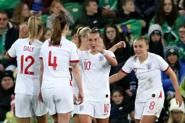 England celebrate