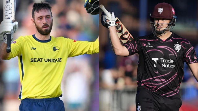 James Vince and Rilee Rossouw