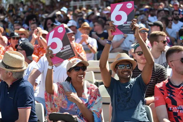 Fans at Edgbaston