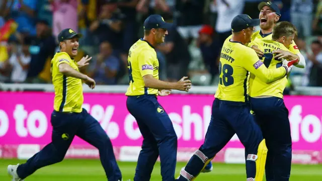 Hampshire celebrate