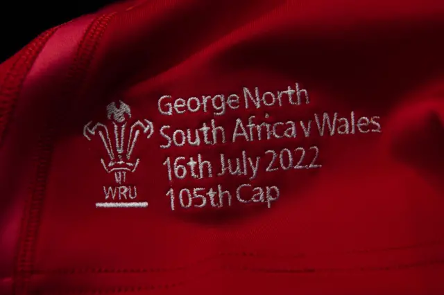 George North shirt 105 cap