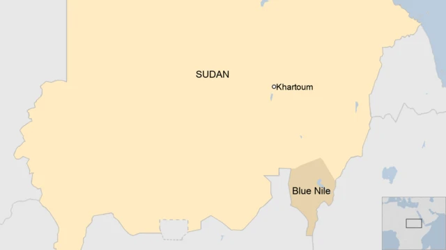 Map of Sudan