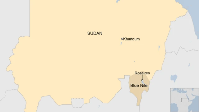 Map of Sudan