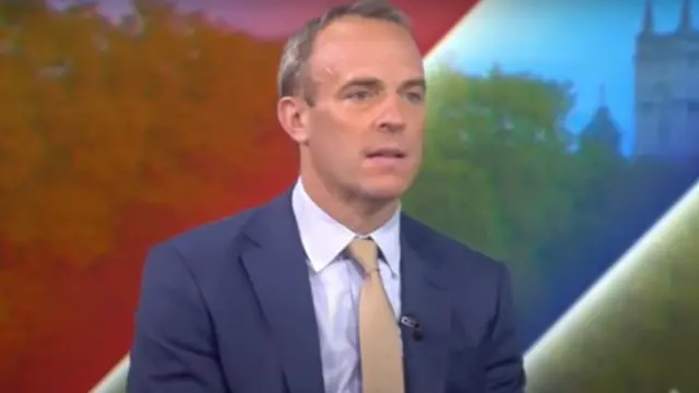 Deputy PM Dominic Raab speaks to Sky News' Sophy Ridge on Sunday