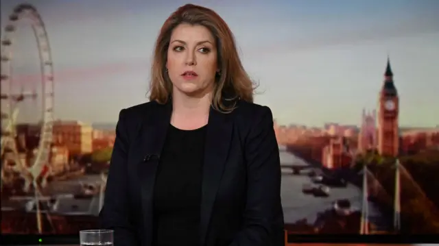 Tory leadership hopeful Penny Mordaunt speaks to the BBC's Sunday Morning programme