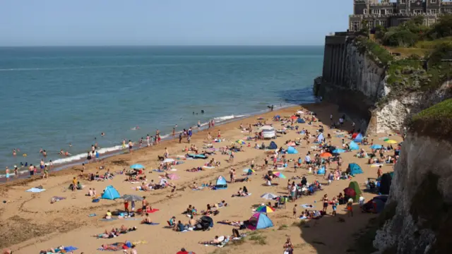 A beach in Broadstairs